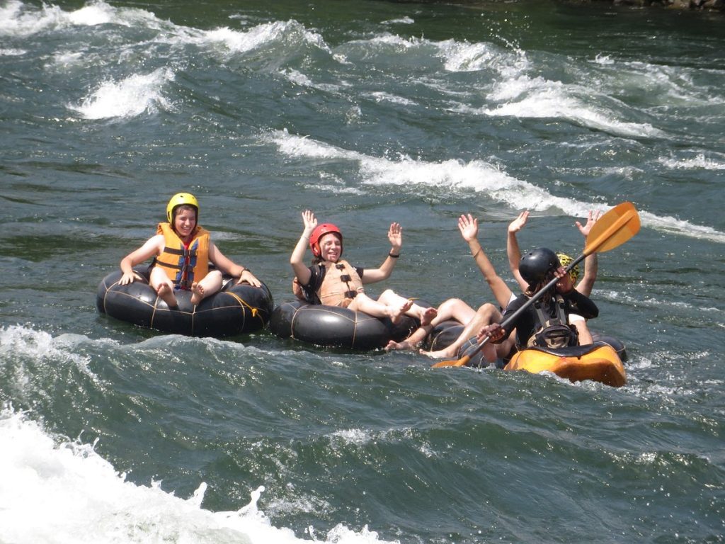 Tubing the River Nile